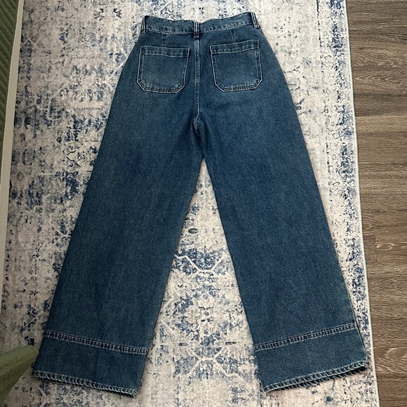 Habitual Women's High-Waist Pleated Wide-Leg Jeans - Picture 2 of 6